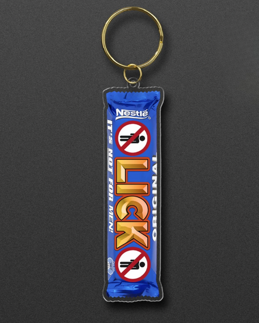 LICK YORKIE KEYRING